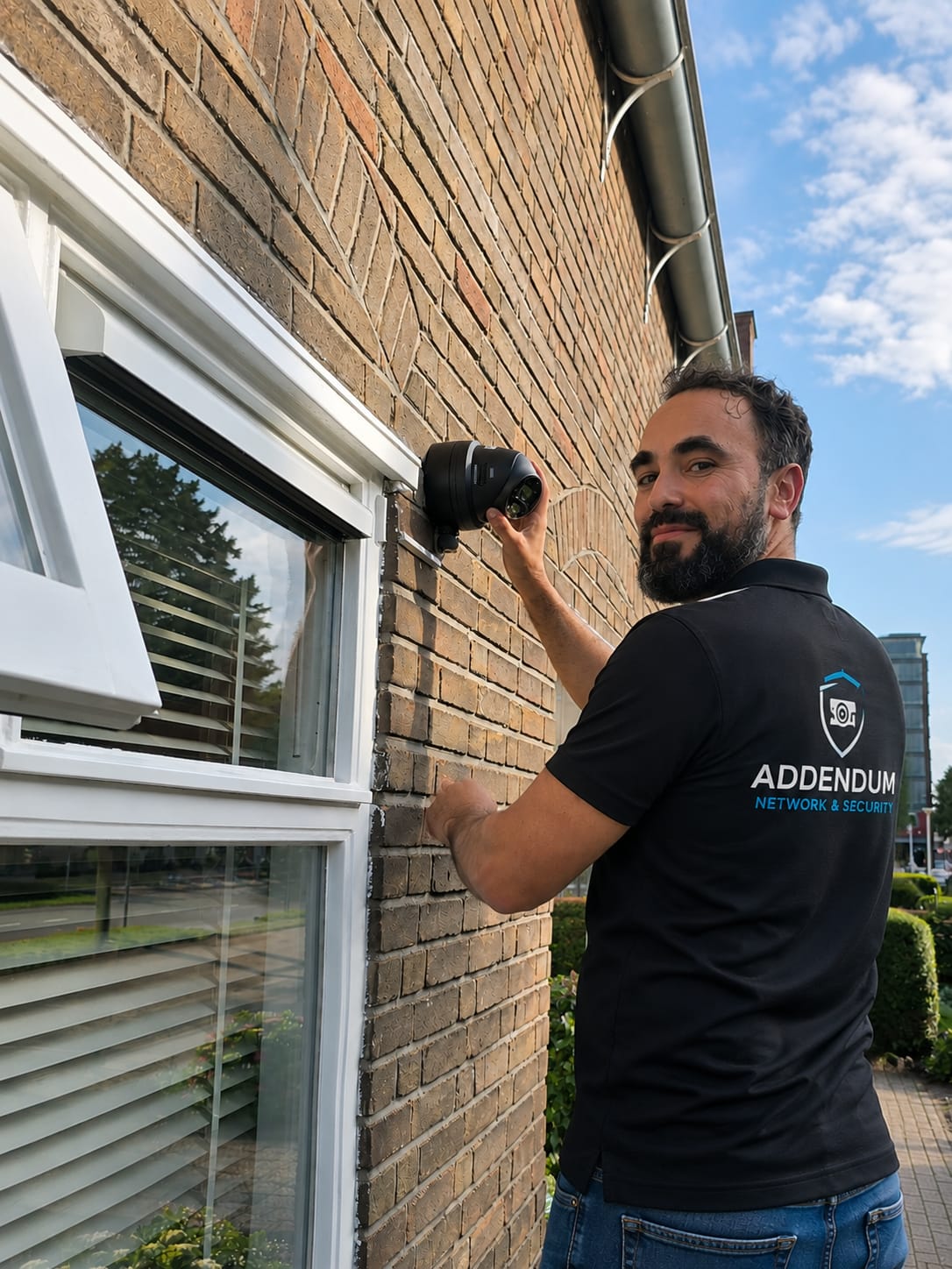 Abdullah — oprichter en installateur van Addendum Networks & Security